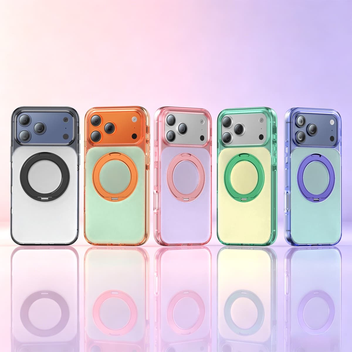 Elf Translucent Rotating Stand Case