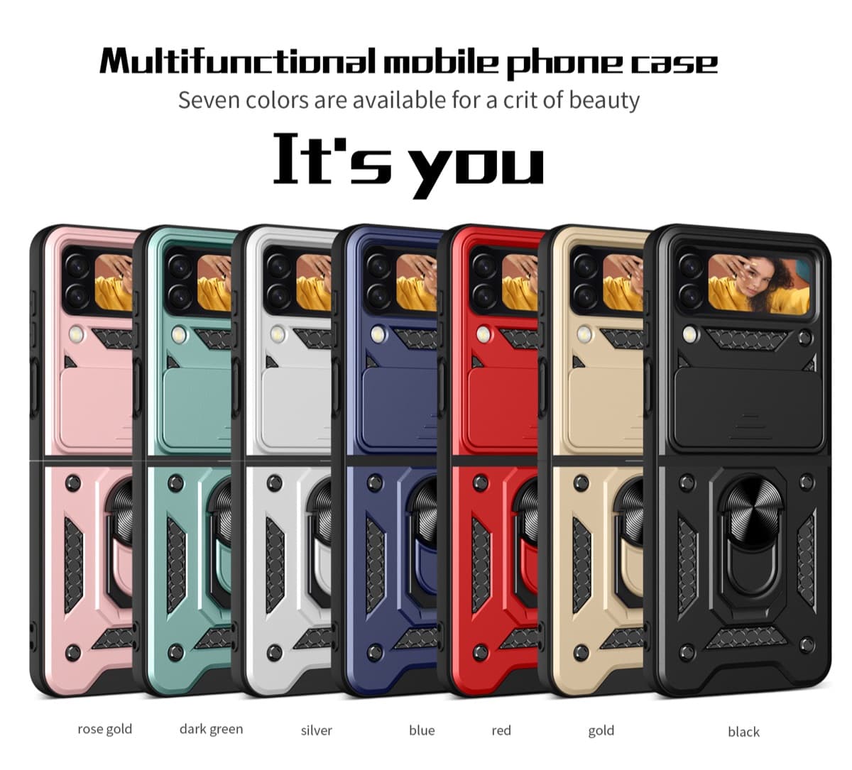 Sliding Window Case for Samsung Galaxy Z Flip4